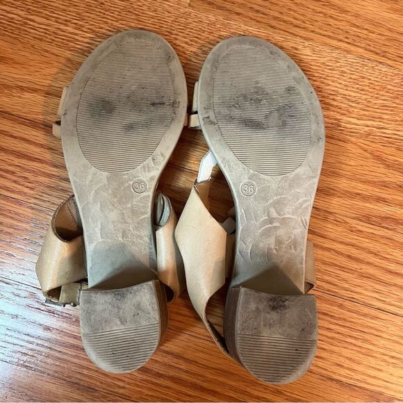 Sheridan Mia Italian Leather Block Heel Summer Sandals - Picture 11 of 13